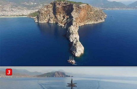 alanya castle boat