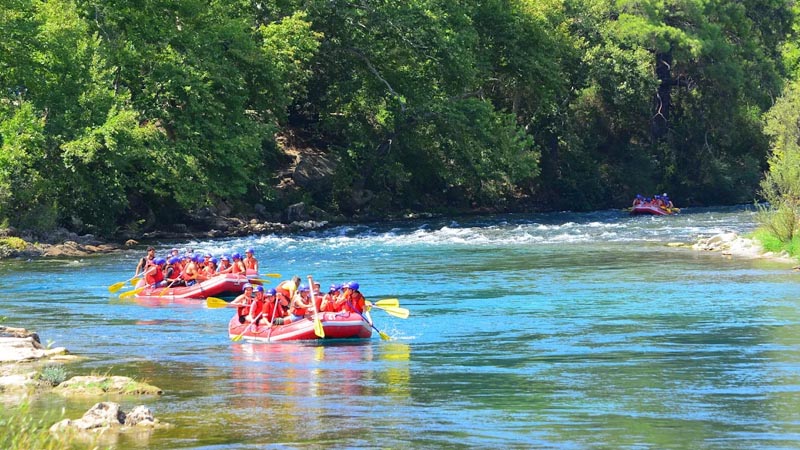 beskonak rafting from alanya