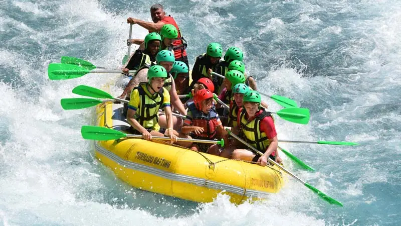 white water rafting