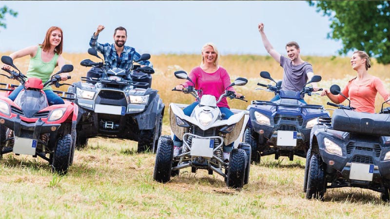 quad biking