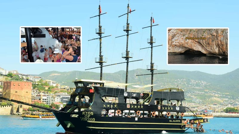 alanya pirate ship excursion