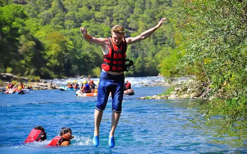 rafting zipline canyon