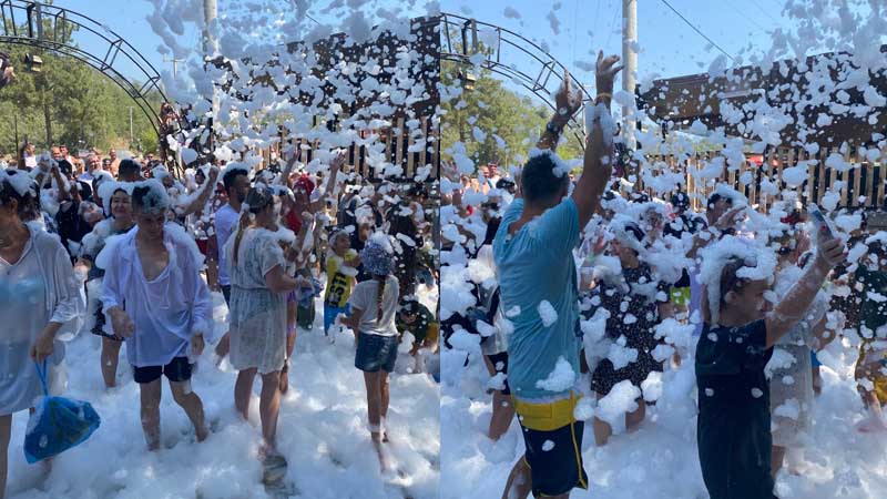 foam party in alanya safari