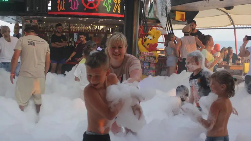 alanya foam party boat price