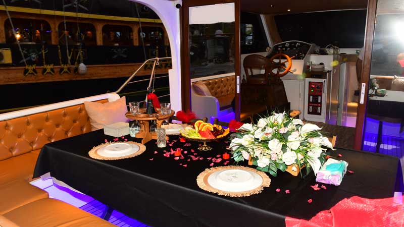 marriage proposal table desing alanya