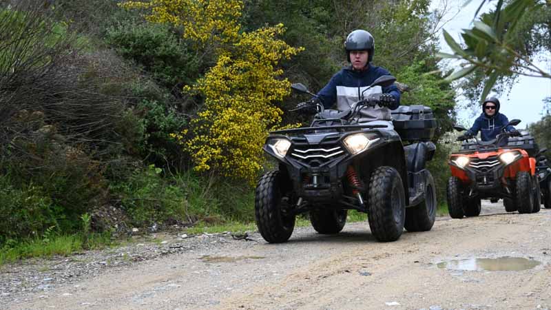 quad safari with family