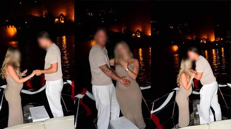 Alanya Boat Tour Marriage Proposal Concept